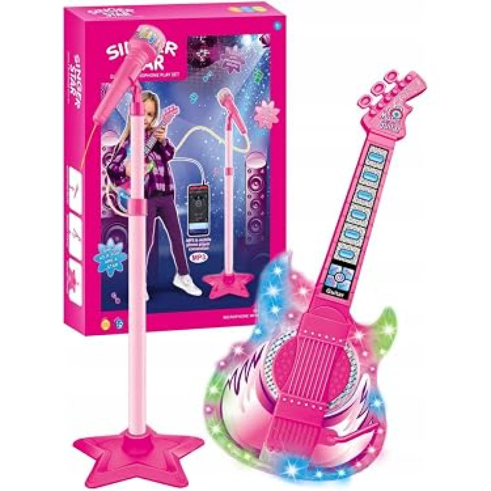 Singer Star Guitar and Microphone Playset