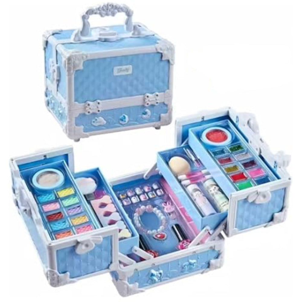 Girls Dream Beauty Makeup Kit In Carry Case – Blue