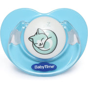 Baby Time Silicone Soother 0-6M - Light Blue