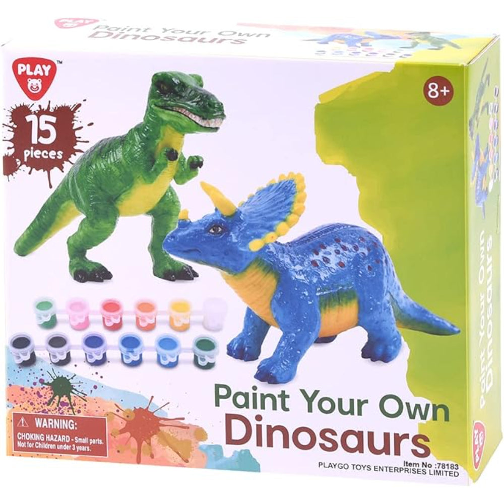 PlayGo Paint Your Own Dinosaurs World – 15 Pcs