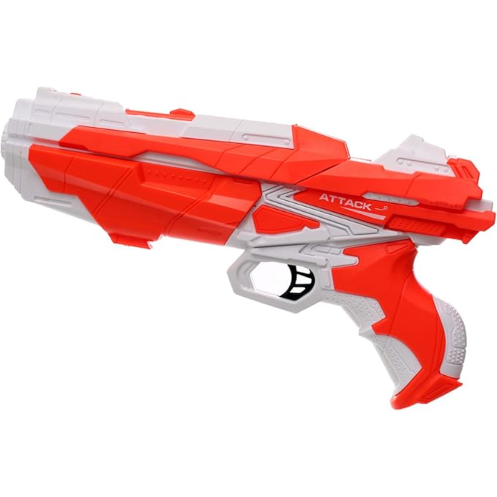 Foam & Gel Bullet Gun with Accessories - White And Red