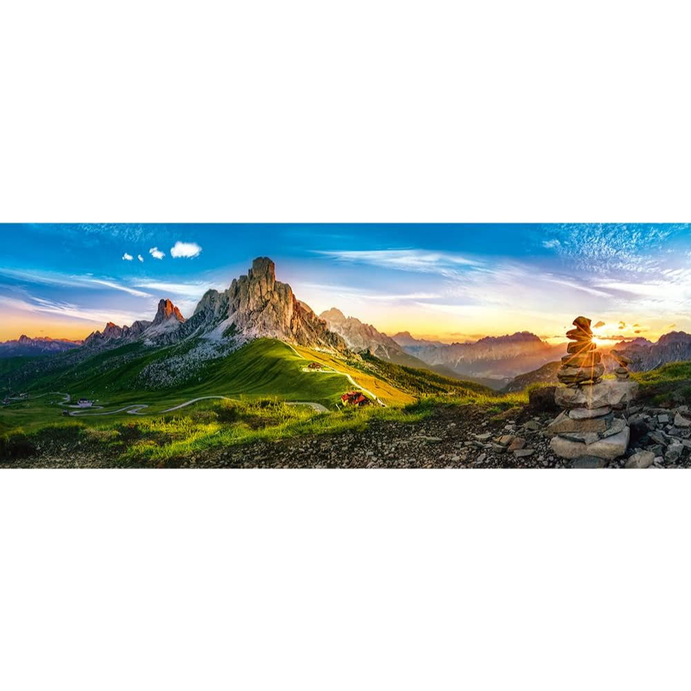 Panorama Jigsaw Puzzle Passo Di Giau Dolomites - 1000 Piece