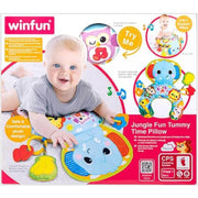 WinFun Jungle Fun Tummy Time Pillow - Elephant