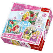 Trefl 3in1 Rapunzel, Aurora And Ariel Puzzle