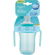 Canpol Babies Non-spill Cup Silicone Spout +9m 220ml with Handles – Aqua