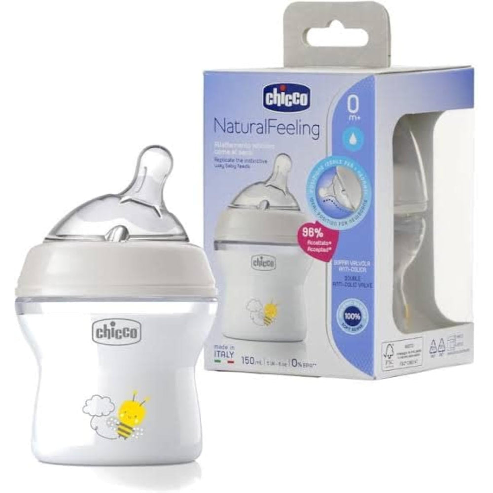Chicco Natural Feeling Baby Bottle 150ml