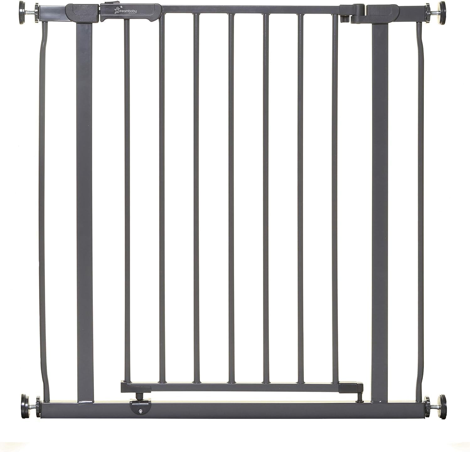 Dreambaby Ava Pressure Mounted Security Gate in Charcoal