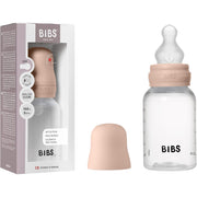 BIBS Baby Bottle Round Latex 1 Pack Slow Flow 150ml – Blush - Baby Essentials