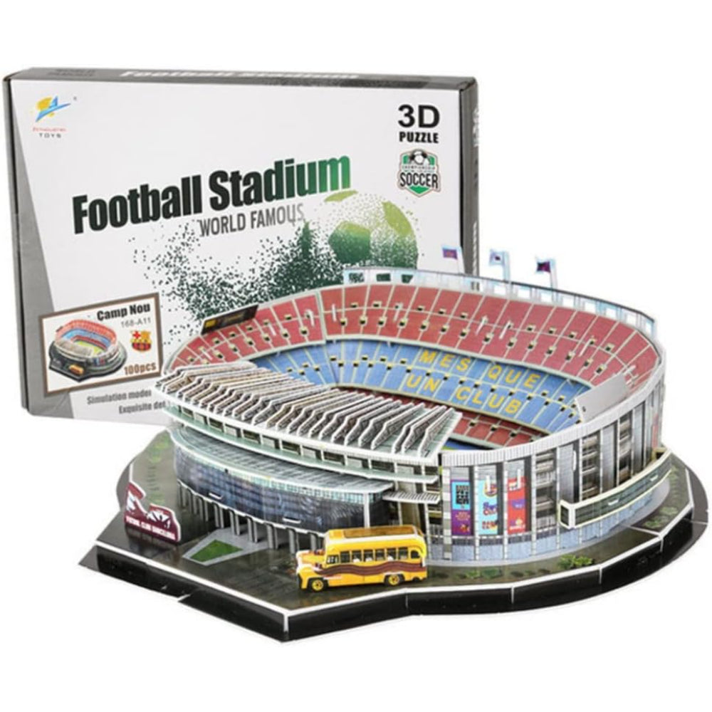 Camp Nou Stadium 3D Puzzle - 100 Pcs - Toys - OKO