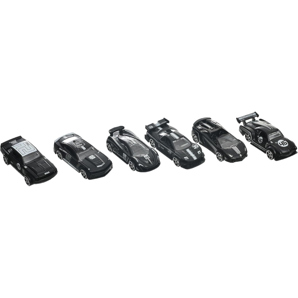 Meet Hot Street Convoy Die-Cast Car Set 1:64 Scale – 6 Pcs - Toys
