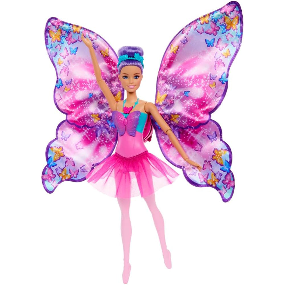 Mattel Barbie Dance And Flutter Doll with 2-in-1 Transformation