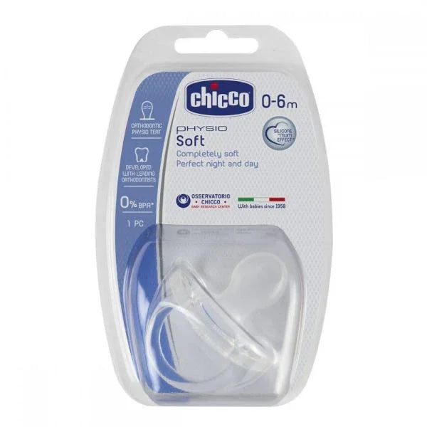 Chicco Silicone Physio Soft Pacifier 0-6M