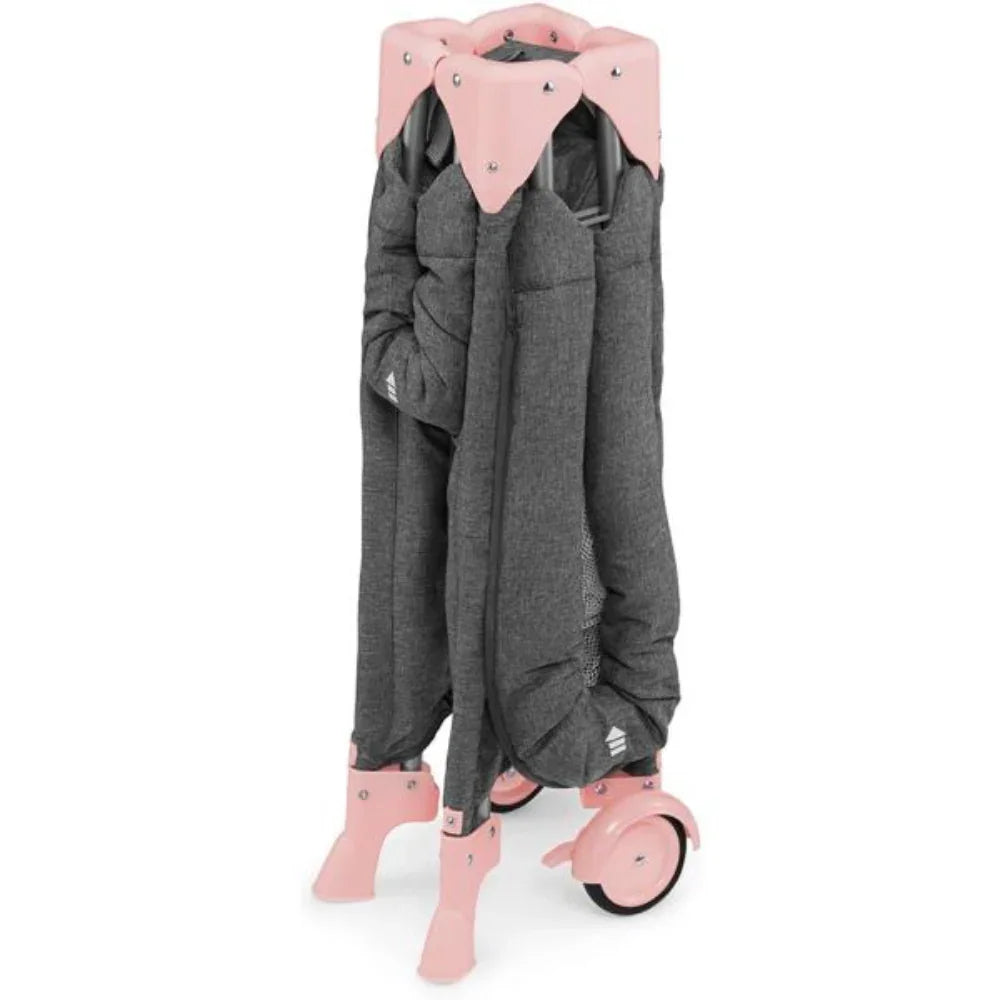 Kinderkraft Joy Folding Bed - Pink