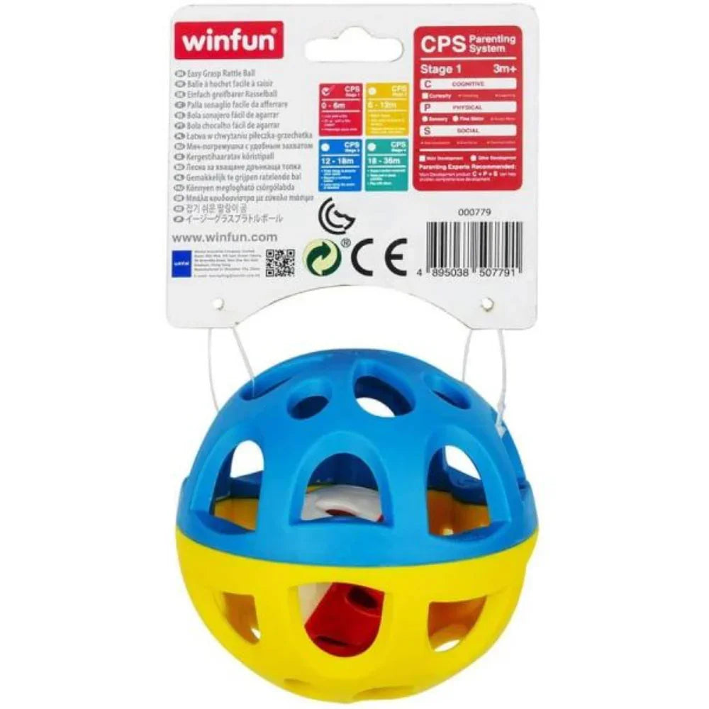 WinFun Easy Grasp Rattle Ball – Ourkids