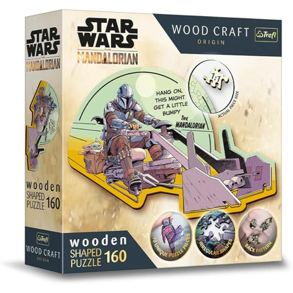 Trefl The Mandalorian - Reunite Wooden Puzzle - 160 قطعة
