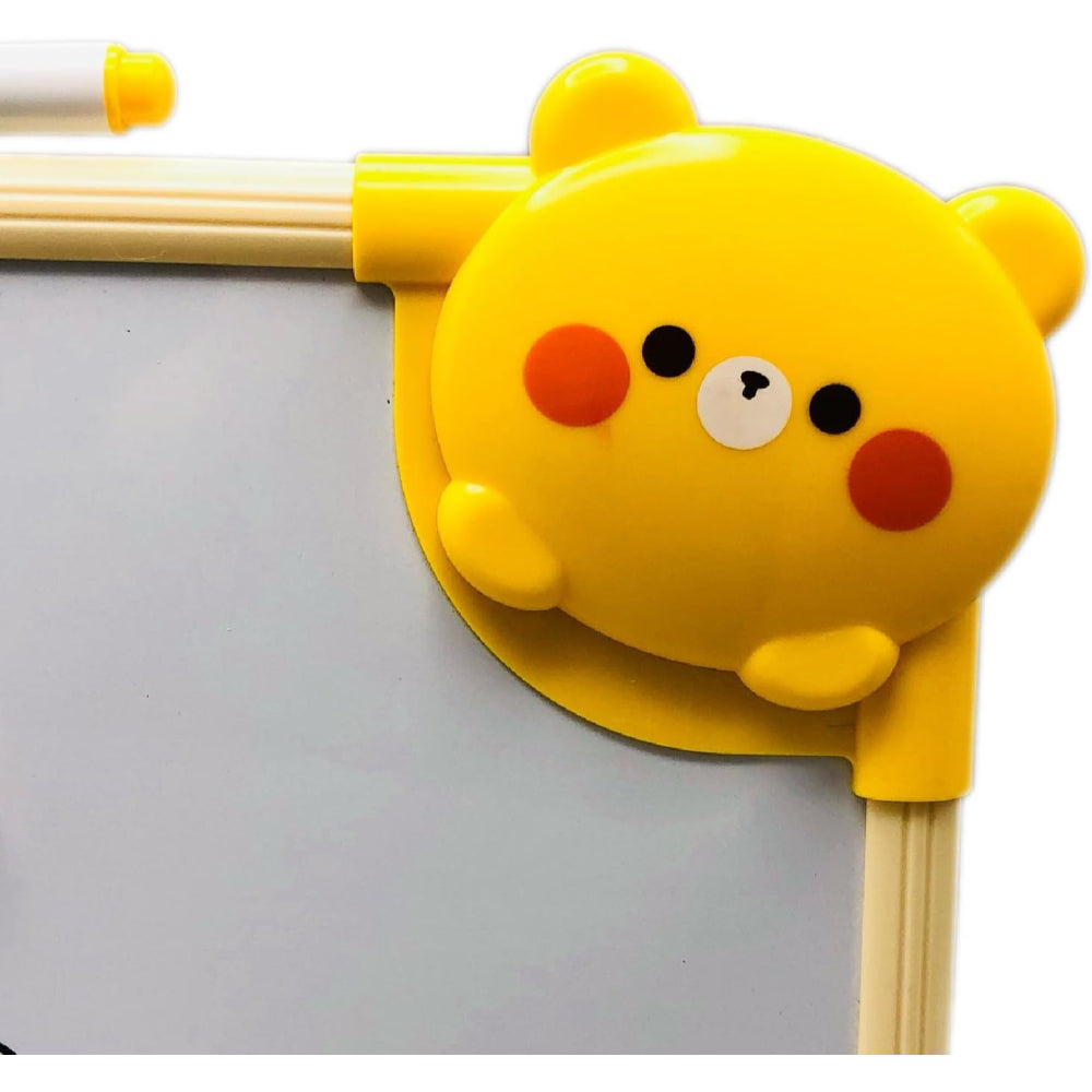 Plastic White Board – Yellow with Bear Theme