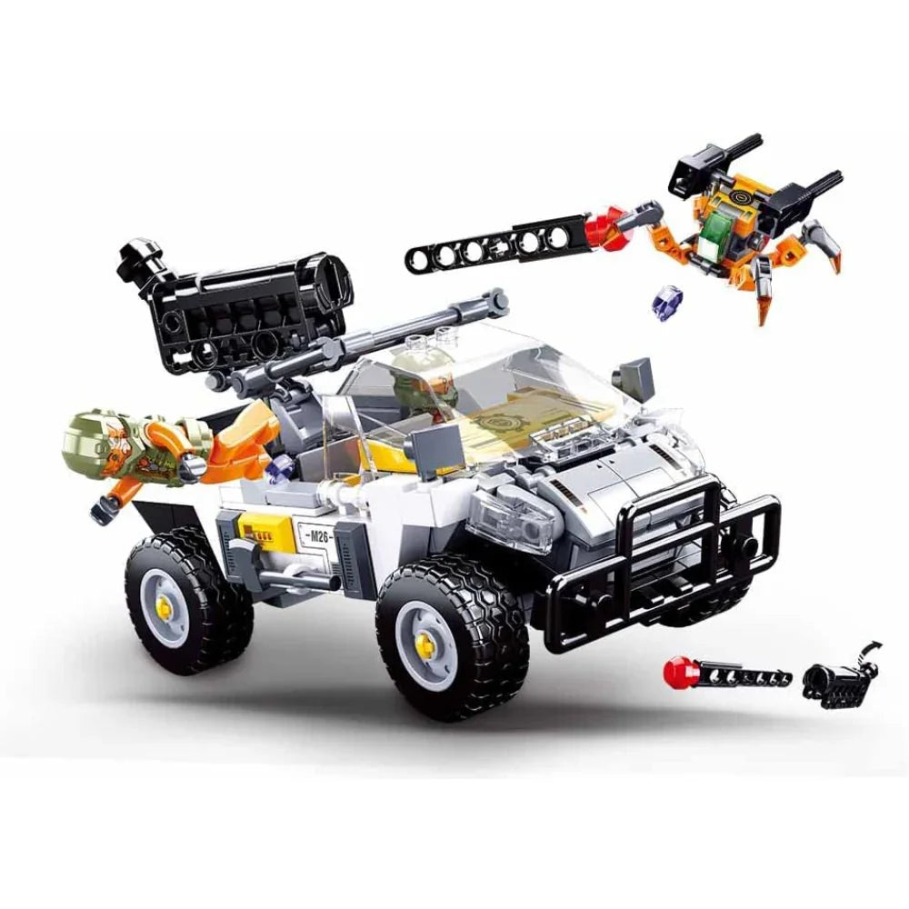 Sluban Atomic Fire Rain Storm Annihilation Operation Building Blocks Set - 300 Pcs