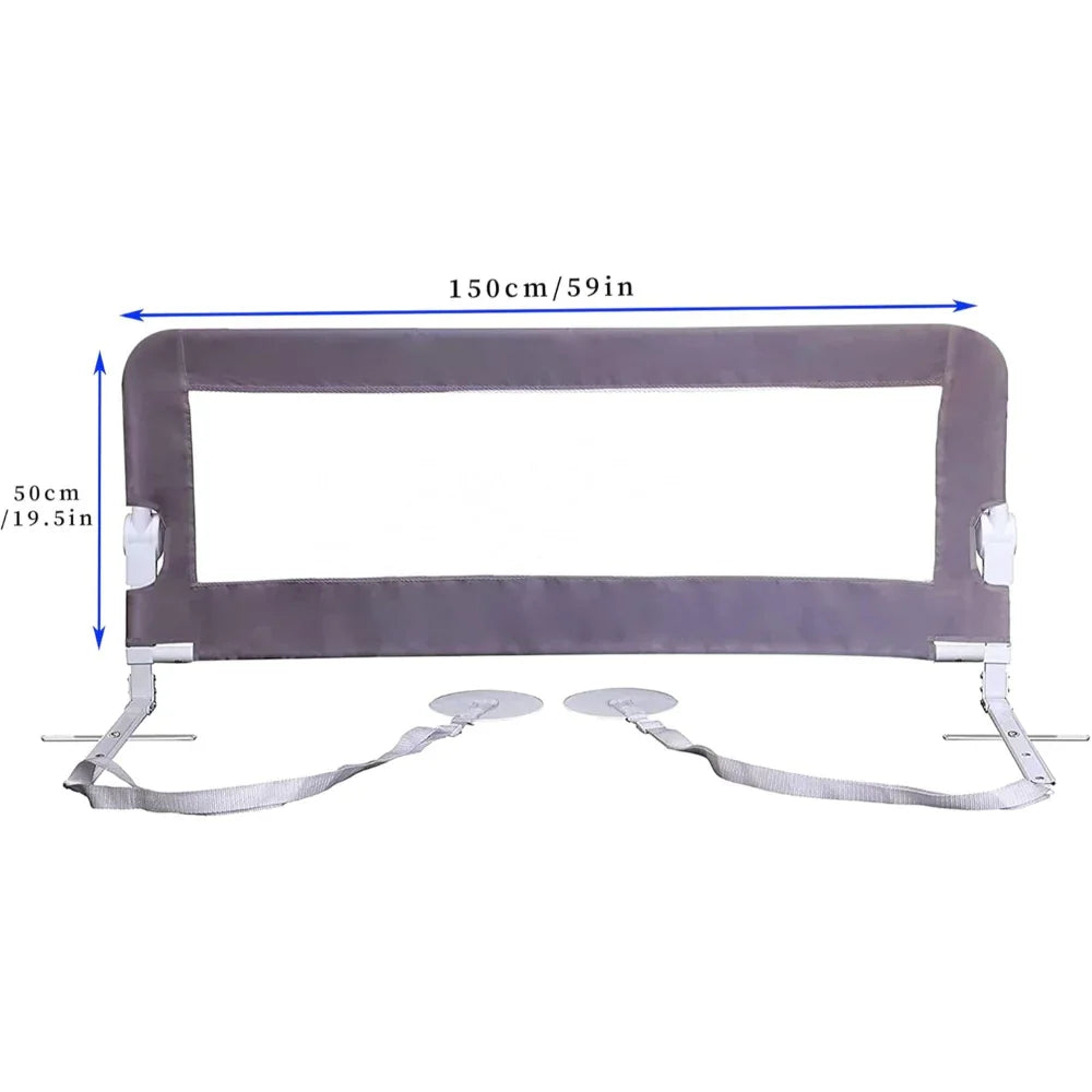 Dreambaby Prague Bed Rail – Extra Wide & Extra Tall for Safe Transitions (110*45.5cm)