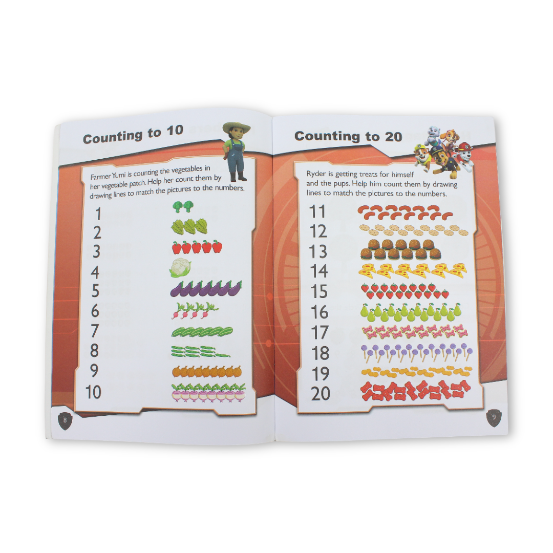 Nickelodeon Paw Patrol First Counting Activity Book