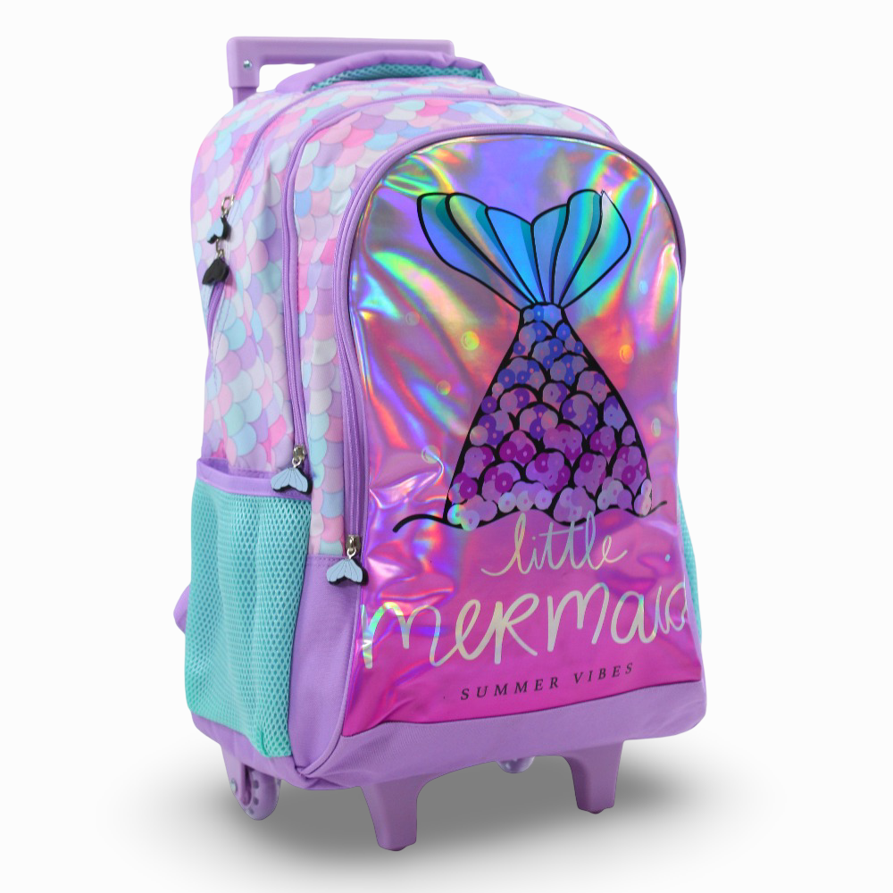 Stephen Joseph Little Mermaid Trolley Bag - 18 Inches
