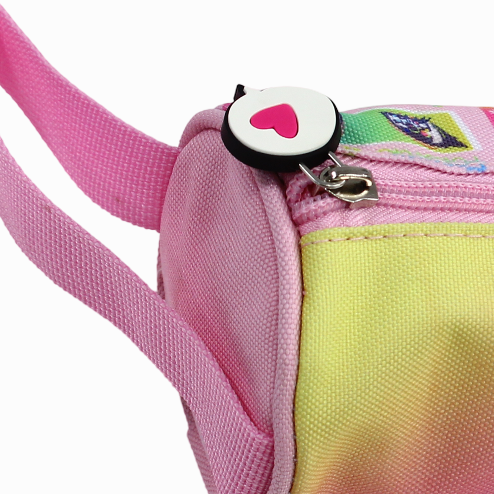 Super Cute Girl Round Pencil Case