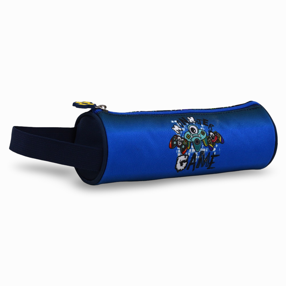 Monnster Game Round Pencil Case
