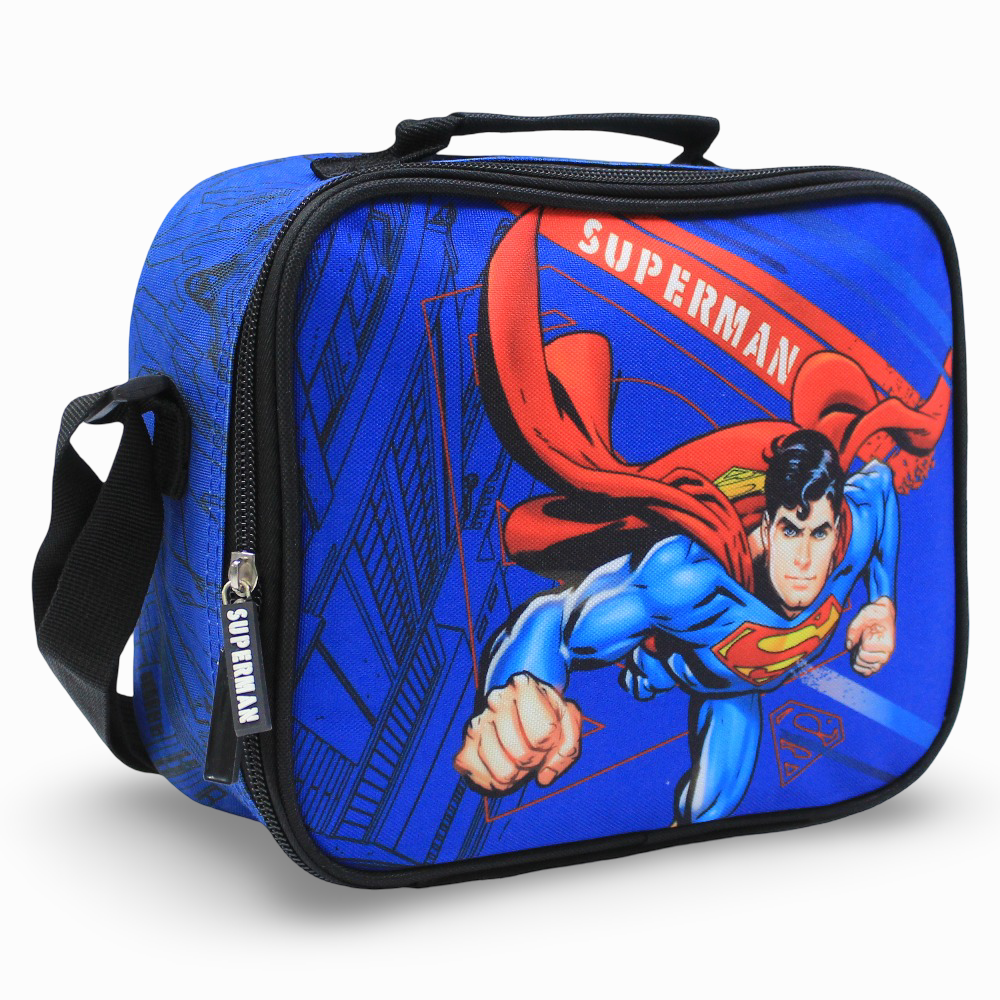 Superman Lunch Bag - Blue