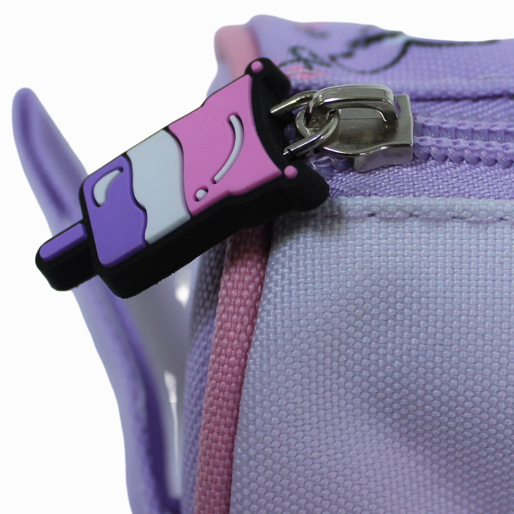 Kuromi Round Pencil Case - Purple