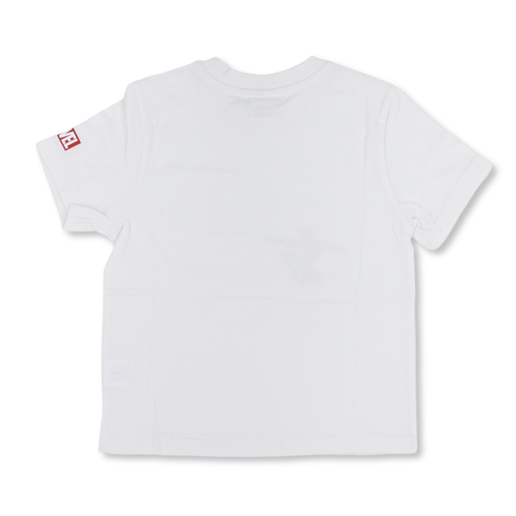 Boys Cotton Short-Sleeved T-Shirt – Bright White with Spider-Man Pocket Print