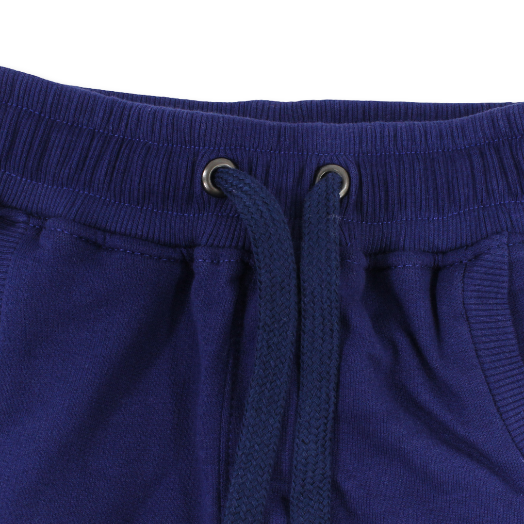 Boys Cotton Sweatpants – Blue with Spider-Man Print