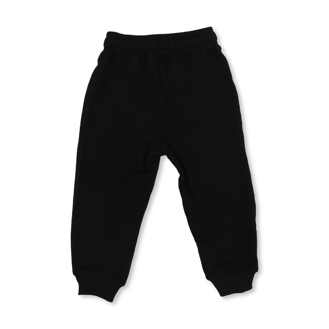 Boys Cotton Sweatpants – Black with Miles Morales Print