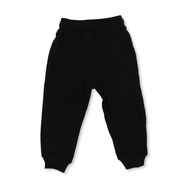 Boys Cotton Sweatpants – Black with Miles Morales Print