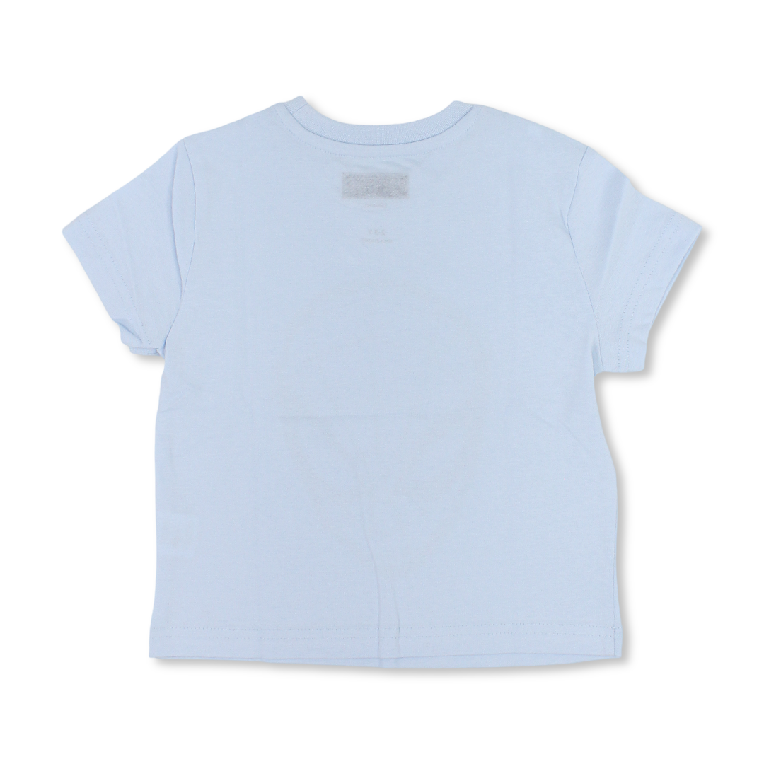 Boys Cotton Short-Sleeved T-Shirt – Nantucket Breeze with Spider-Man Mask Print