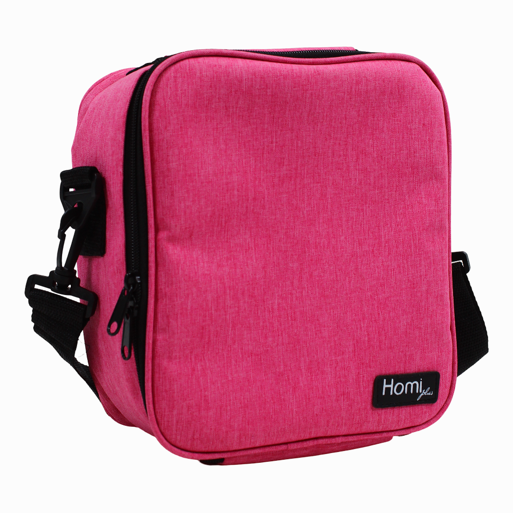 Homi Plus Thermal Bag 5.5L with a Side Mesh Pocket - Pink