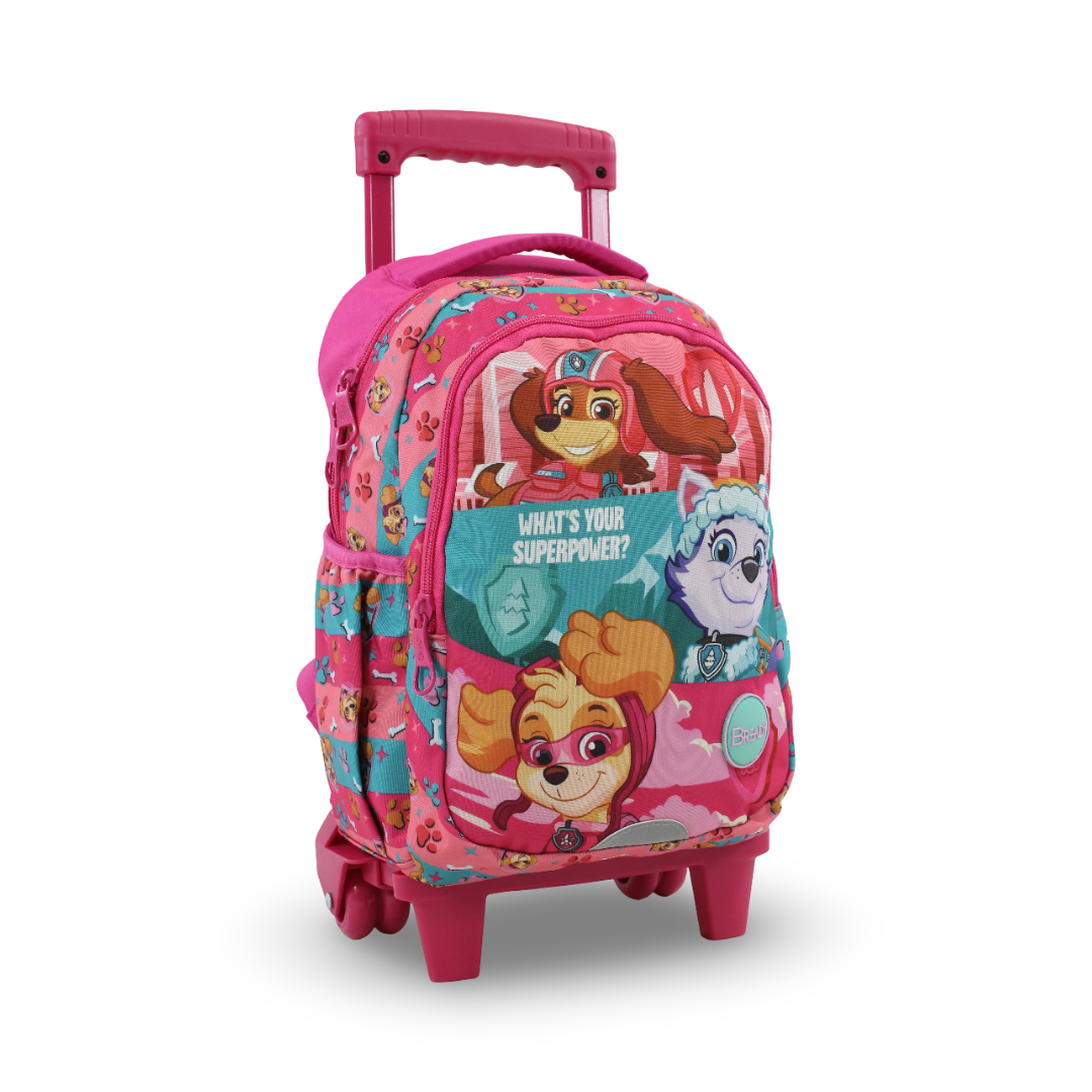 Bready Pink Paw Patrol Trolley Bag – 14 Inches