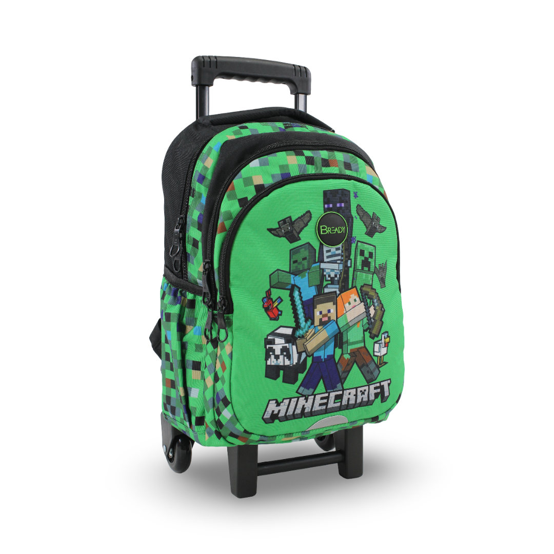 Bready Minecraft Trolley Bag – 16 Inches