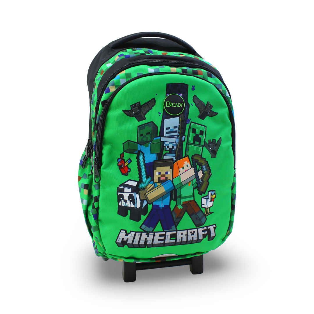 Bready Minecraft Trolley Bag – 18 Inches