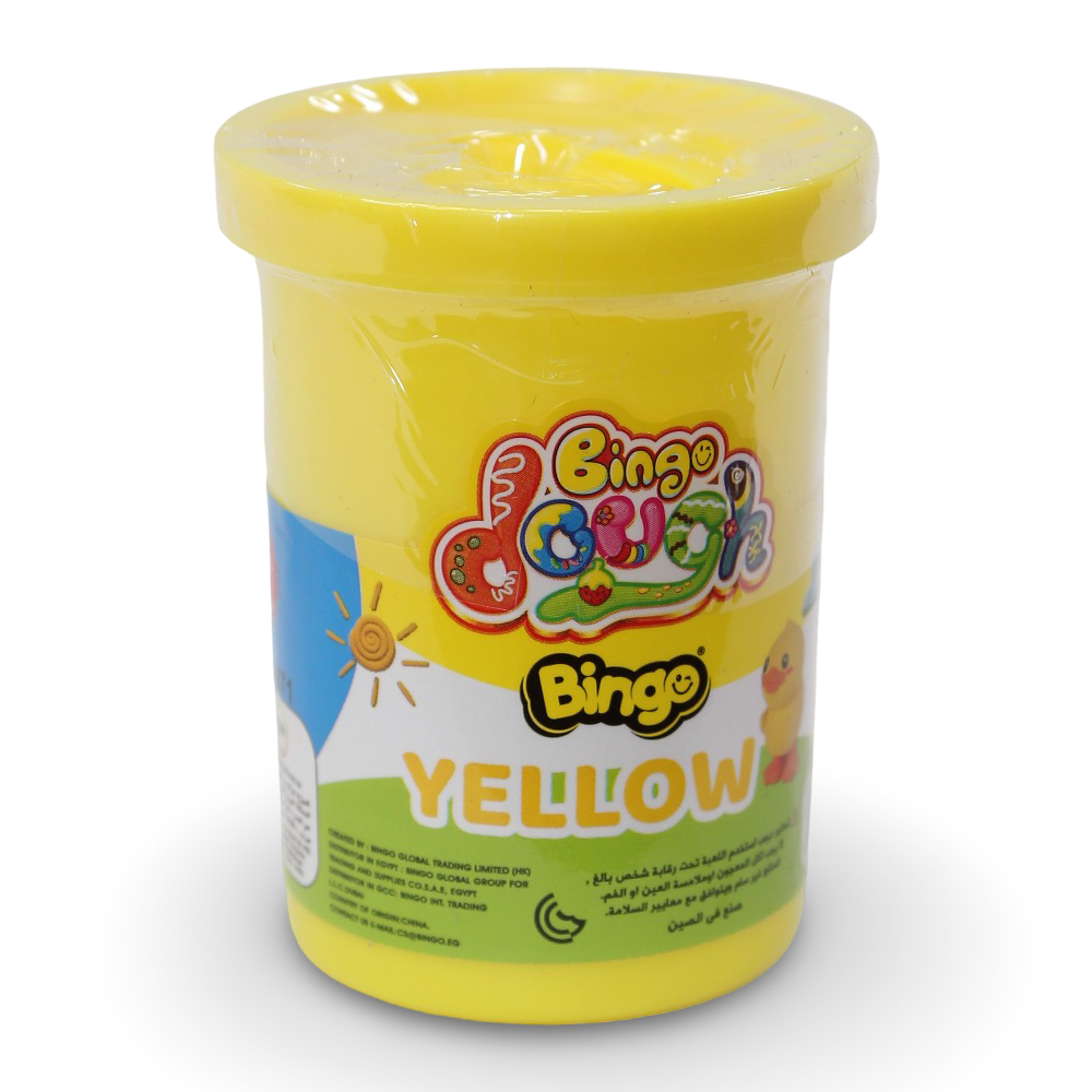 Bingo Dough Can 56gm - Yellow - Toys
