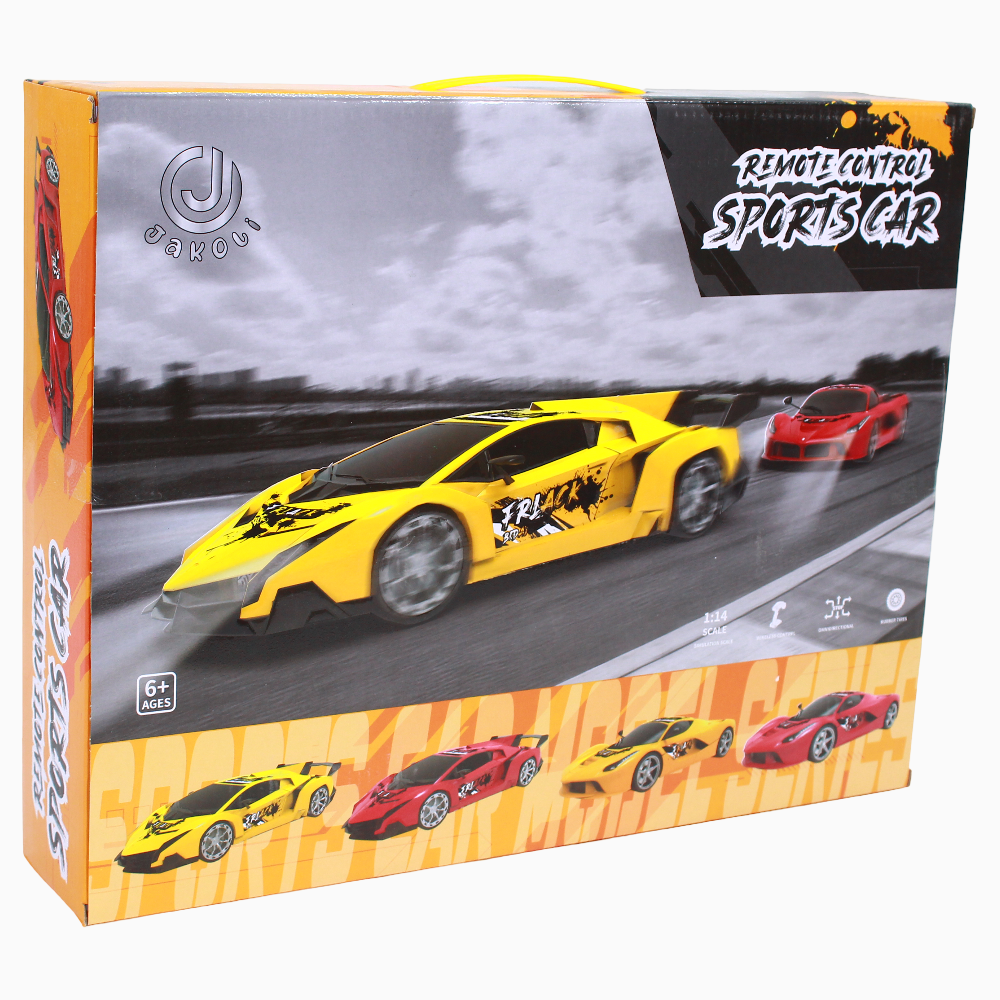 Remote Control Sports Car – 1:16 Scale – Rechargeable - Red