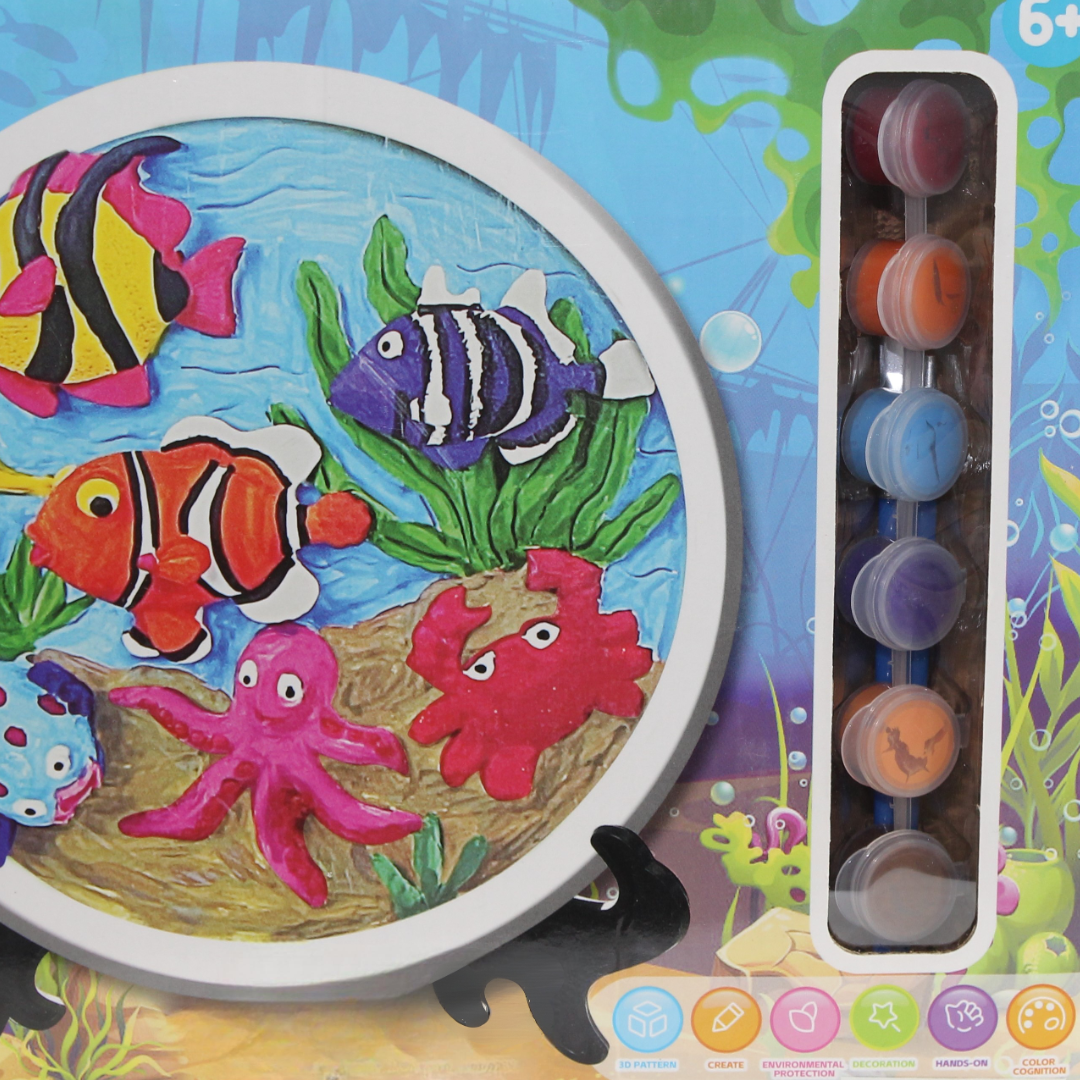 Tongxinyi 3D Paintings Color Painting Kit – Underwater World