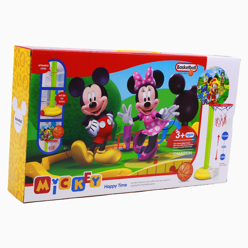 Mickey Mouse-Themed Basketball Stand