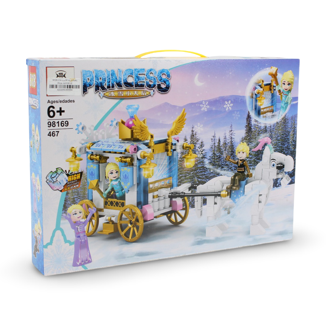 Ice and Snow Princes Building Block Set – 468 Pcs