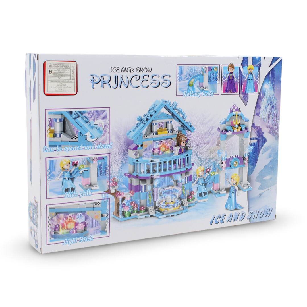 "Ice and Snow Princess" Castle Building Set – 411 Pcs