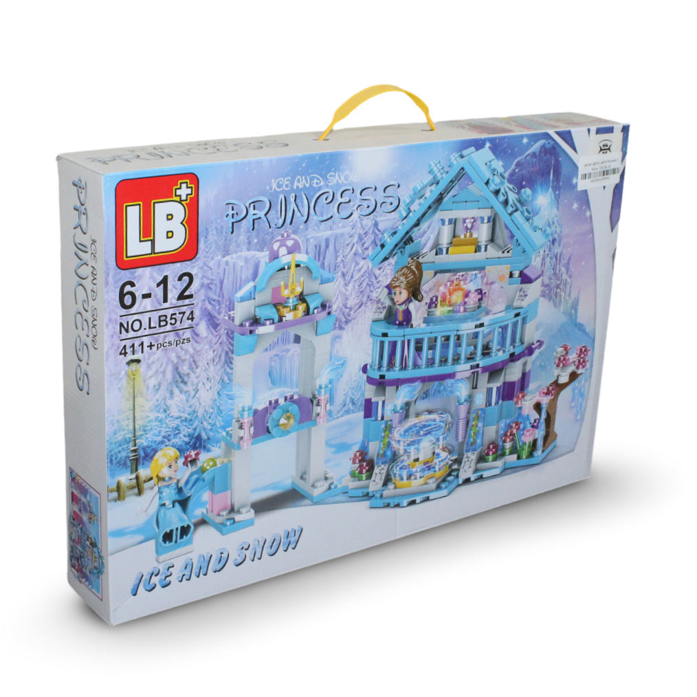 "Ice and Snow Princess" Castle Building Set – 411 Pcs