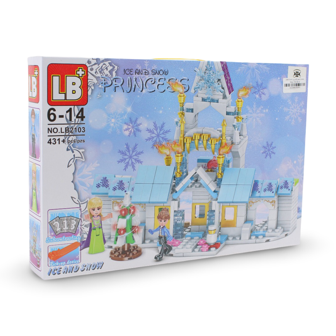 "Ice and Snow Princess" Castle Building Set – 431 Pcs - Toys - OKO