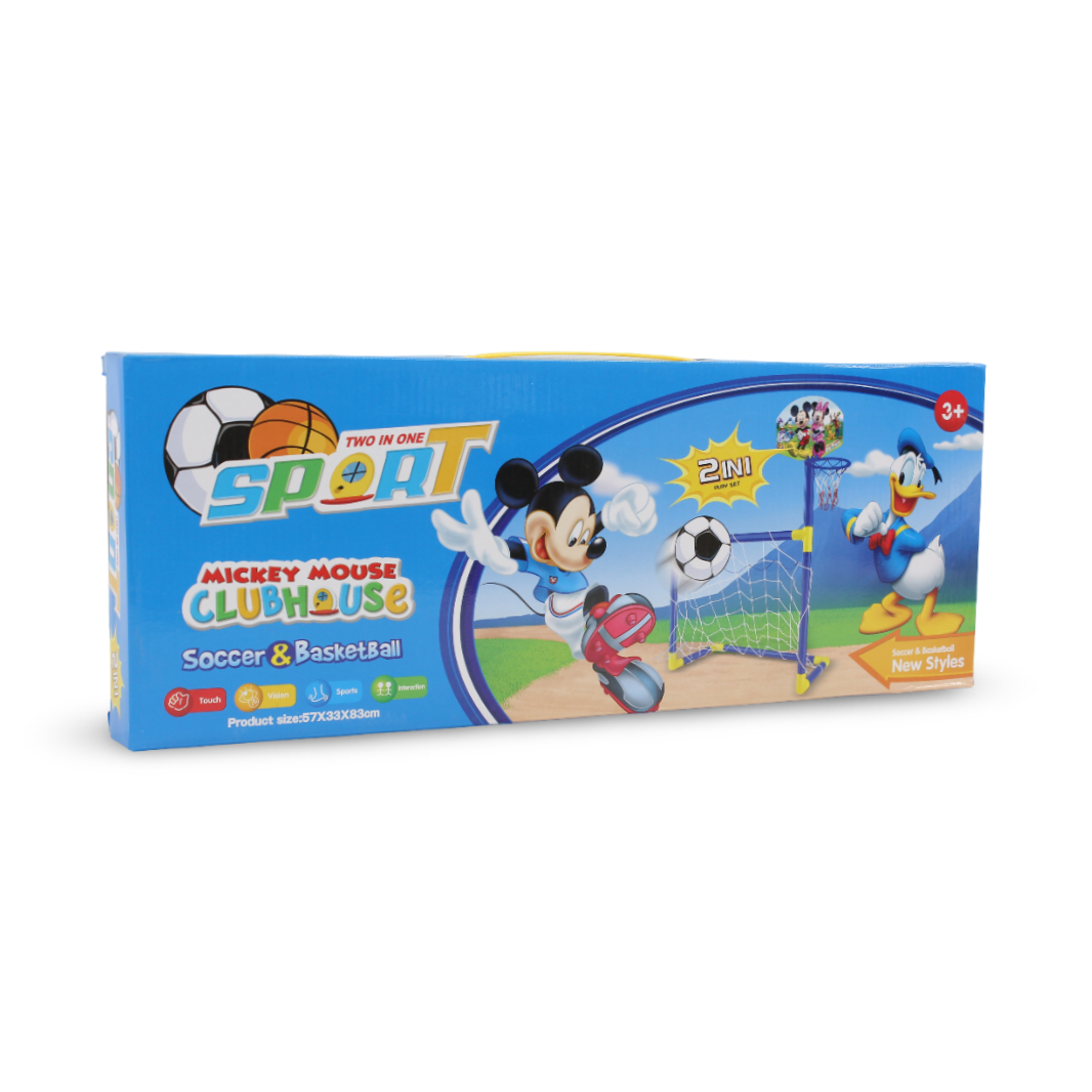 Mickey Mouse Clubhouse 2-in-1 Soccer and Basketball Playset