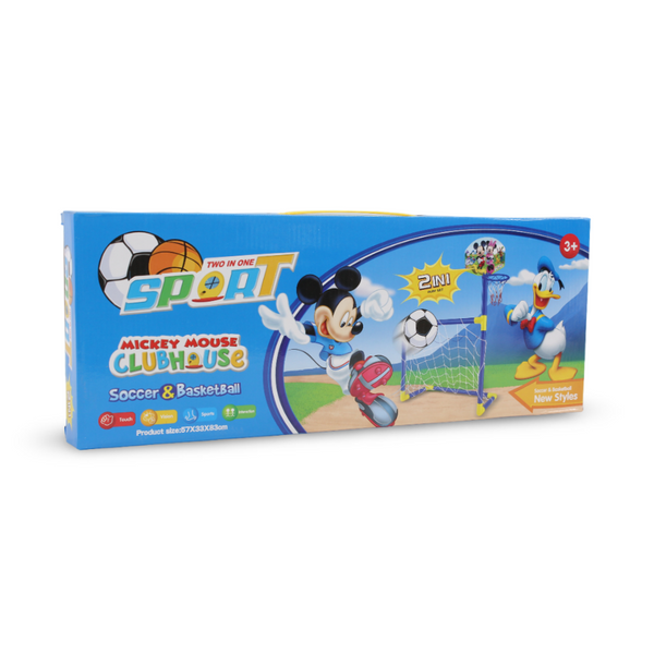 Mickey Mouse Clubhouse 2-in-1 Soccer and Basketball Playset