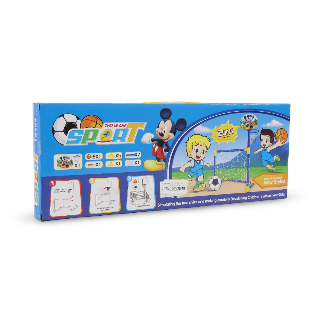Mickey Mouse Clubhouse 2-in-1 Soccer and Basketball Playset