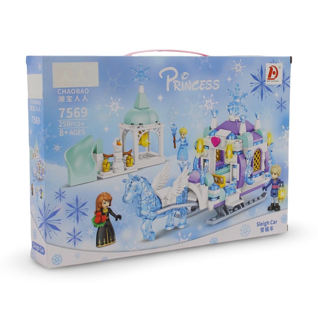 "Chaobao" Princess Castle Snow Game Building Block Set – 258 Pcs