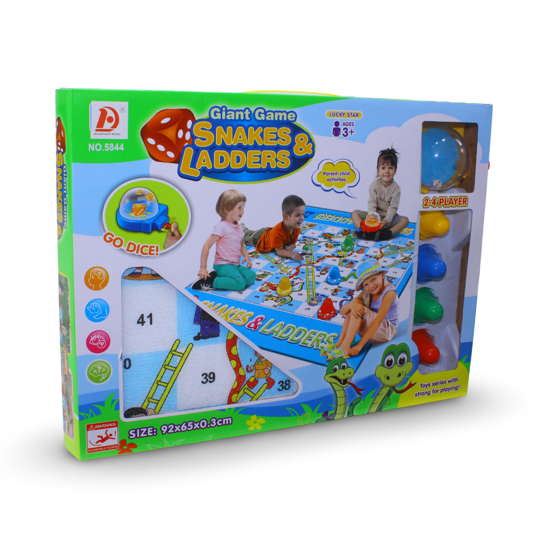 Giant Snakes & Ladders Board Game Set 92*65cm